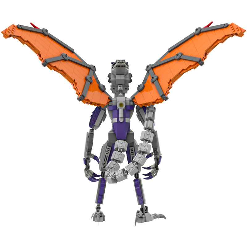 GOBRICKS MOC 201894 Cyborg Space Pirate Captain
