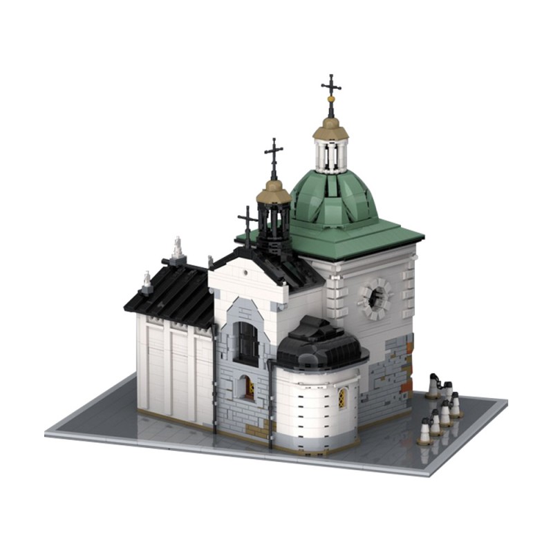 GOBRICKS MOC 198648 Adalbert's Church - YWOBB