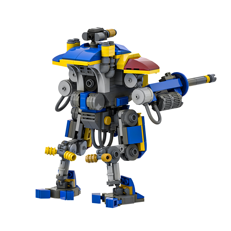 GOBRICKS MOC 200899 Armiger Helverin (House Terryn) - Warhammer 40K - YWOBB
