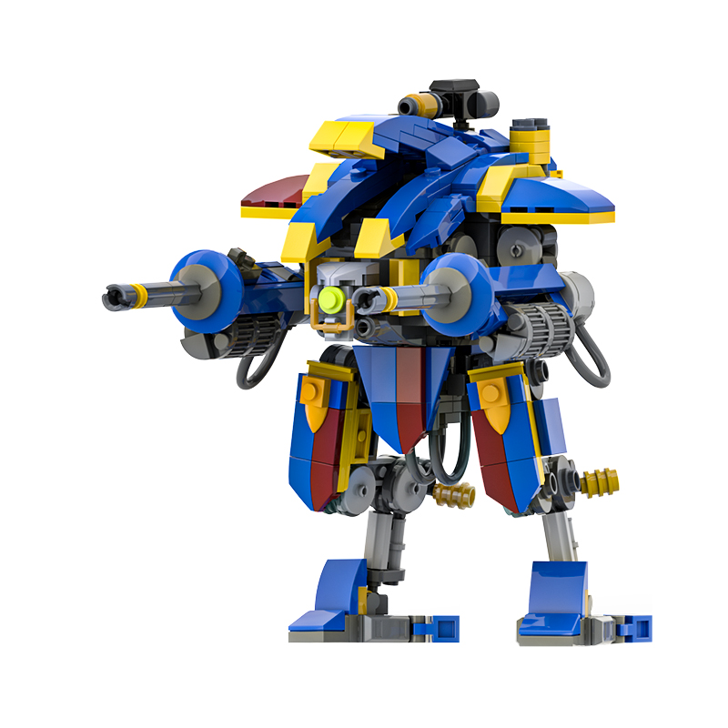 GOBRICKS MOC 200899 Armiger Helverin (House Terryn) - Warhammer 40K - YWOBB