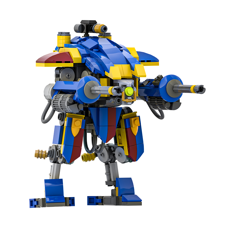 GOBRICKS MOC 200899 Armiger Helverin (House Terryn) - Warhammer 40K - YWOBB