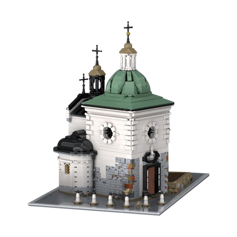 GOBRICKS MOC 198648 Adalbert's Church - YWOBB