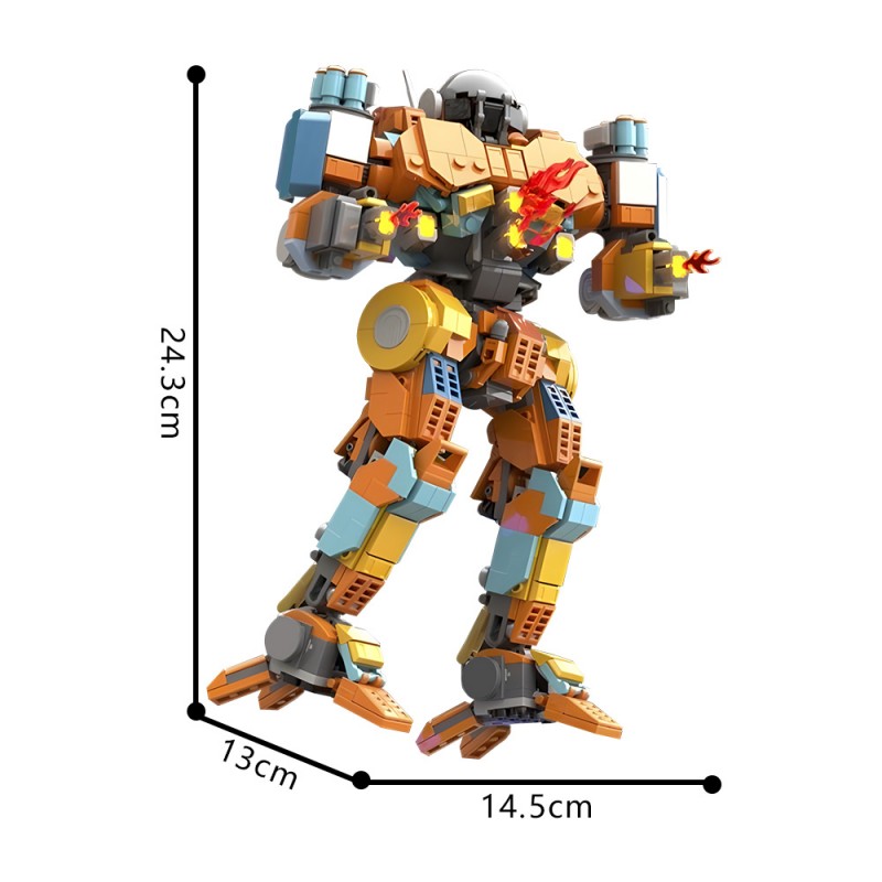 GOBRICKS MOC 199720 Firestarter FS9 Battlemech - YWOBB