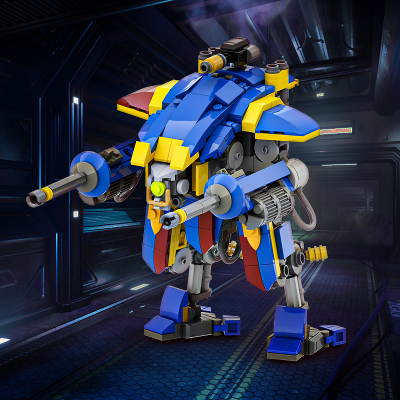 GOBRICKS MOC 200899 Armiger Helverin (House Terryn) - Warhammer 40K - YWOBB