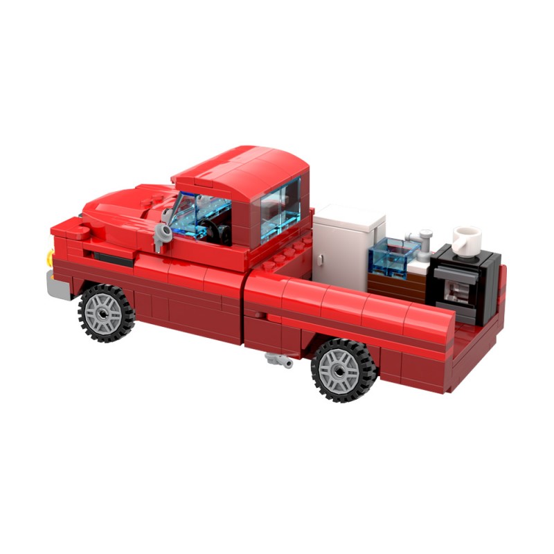 GOBRICKS MOC 201043 Chevrolet Apache Food Truck - YWOBB