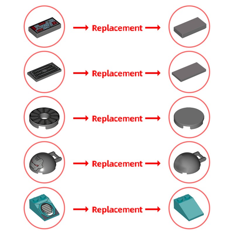 GOBRICKS MOC 199720 Firestarter FS9 Battlemech - YWOBB