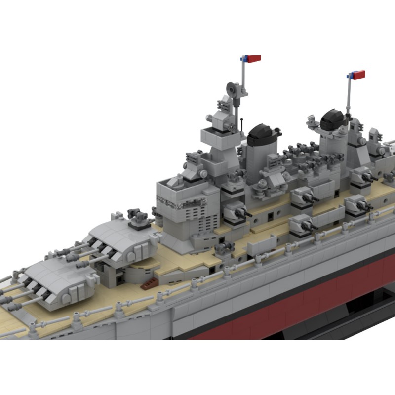 GOBRICKS MOC 196414 U.S Missouri BB-63 - YWOBB