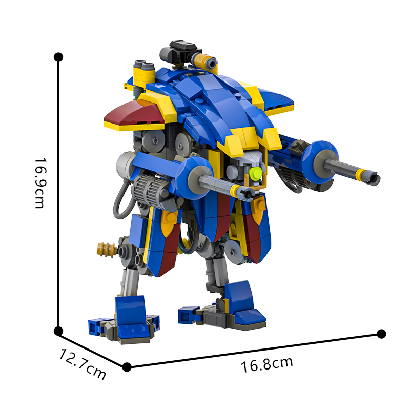 GOBRICKS MOC 200899 Armiger Helverin (House Terryn) - Warhammer 40K - YWOBB