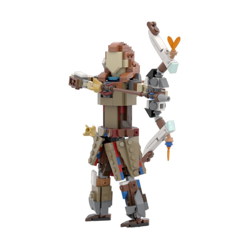 GOBRICKS MOC 201430 Aloy Horizon Zero Dawn/Horizon Forbidden West - YWOBB