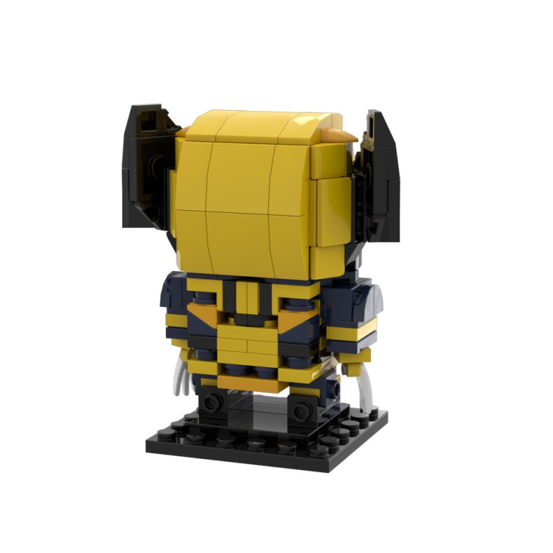 GOBRICKS MOC 198652 Wolverine Brickheadz - YWOBB