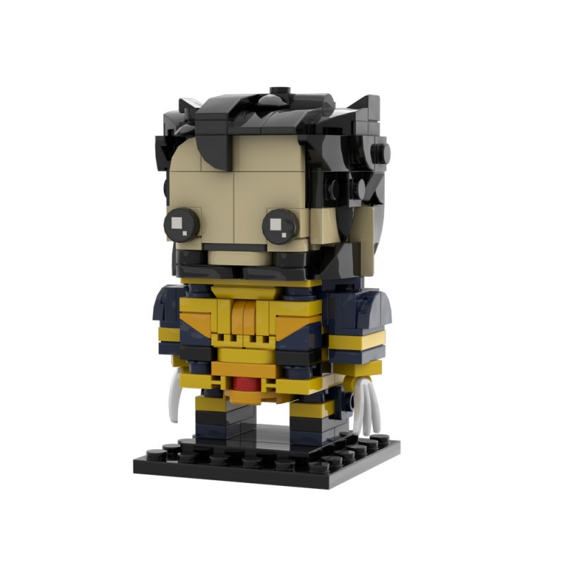 GOBRICKS MOC 198652 Wolverine Brickheadz - YWOBB