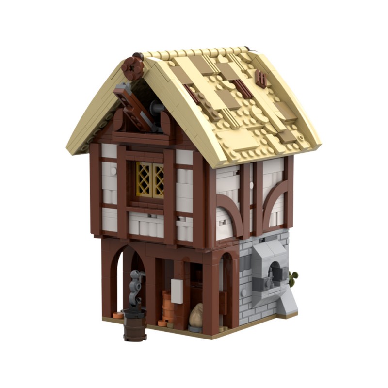 GOBRICKS MOC 197656 Medieval Warehouse - YWOBB