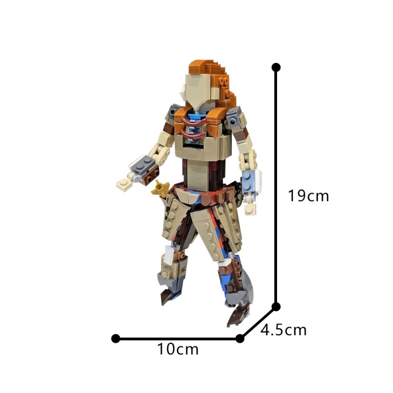 GOBRICKS MOC 201430 Aloy Horizon Zero Dawn/Horizon Forbidden West - YWOBB