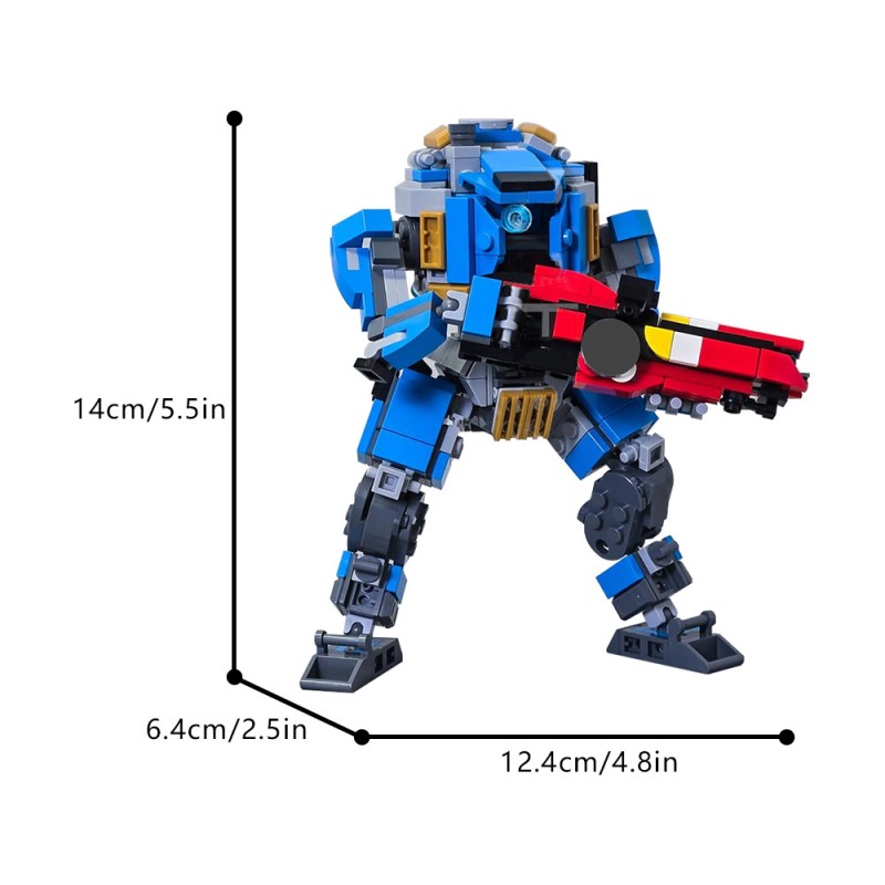 GOBRICKS MOC 200732 Ion Prime Titan from Titanfall 2 - YWOBB