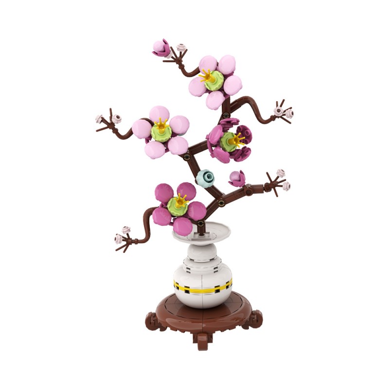 GOBRICKS MOC A1796 Flower pot - YWOBB