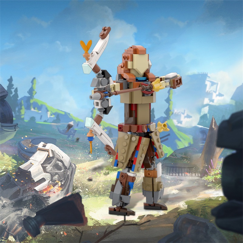 GOBRICKS MOC 201430 Aloy Horizon Zero Dawn/Horizon Forbidden West - YWOBB