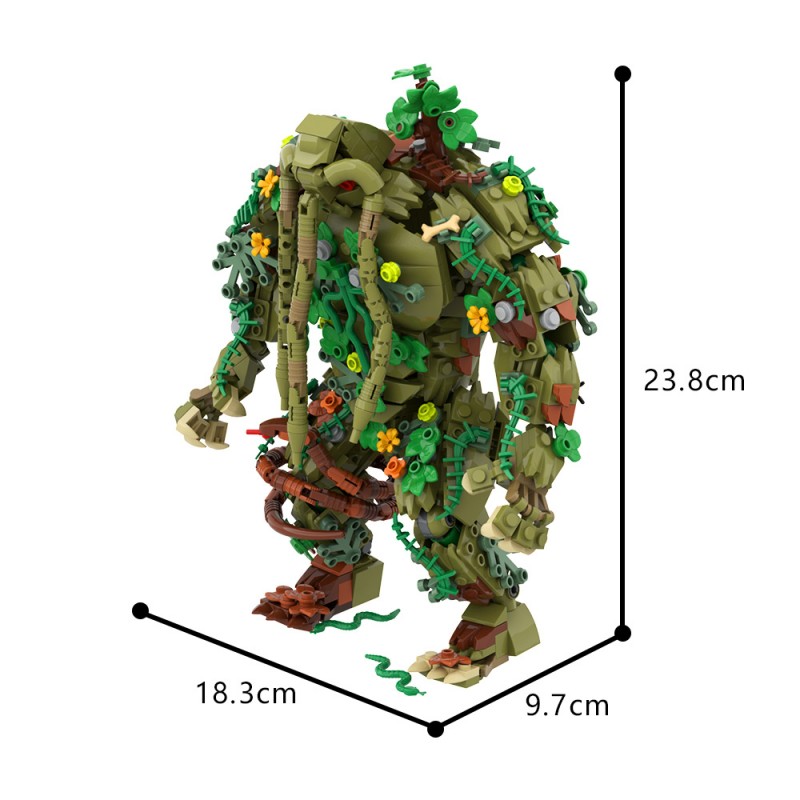 GOBRICKS MOC A1821 Man-Thing - YWOBB