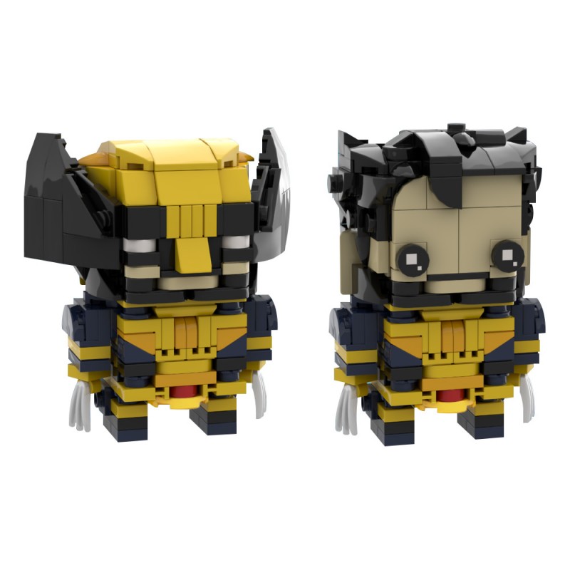 GOBRICKS MOC 198652 Wolverine Brickheadz - YWOBB
