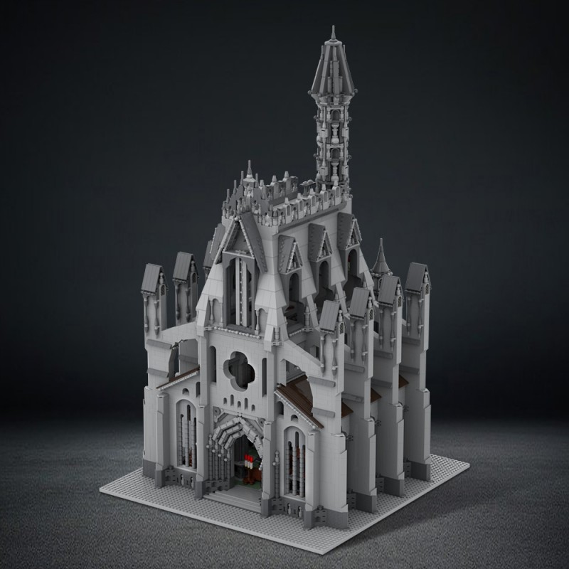 GOBRICKS MOC A1788 Cathedral of the Great Visage - YWOBB