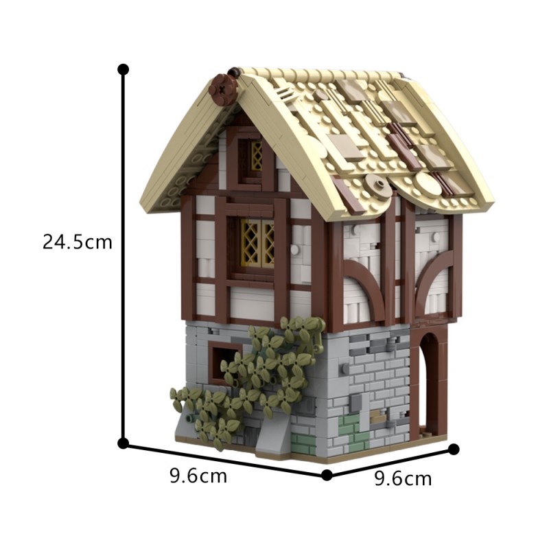 GOBRICKS MOC 197656 Medieval Warehouse - YWOBB