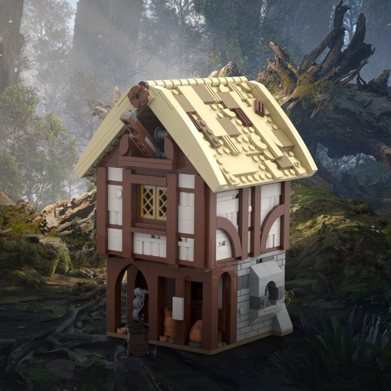 GOBRICKS MOC 197656 Medieval Warehouse - YWOBB