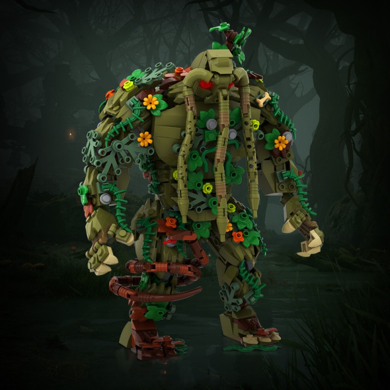 GOBRICKS MOC A1821 Man-Thing - YWOBB