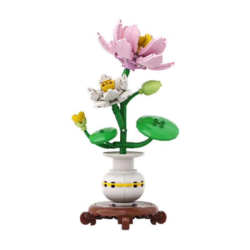 GOBRICKS MOC A1796 Flower pot - YWOBB