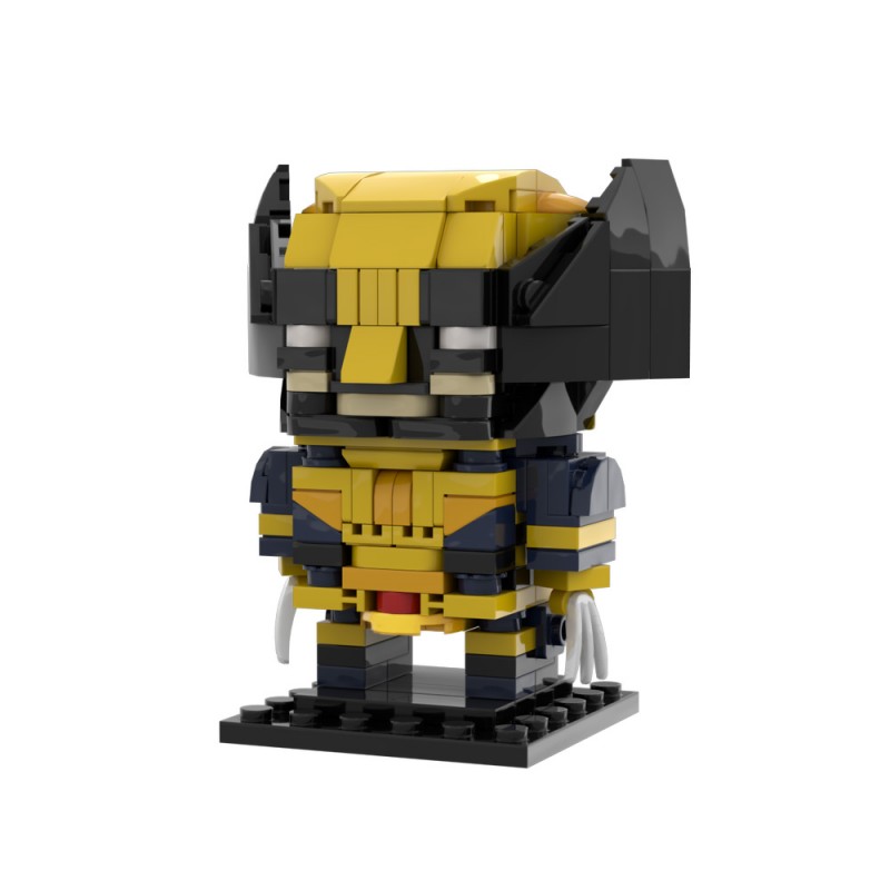 GOBRICKS MOC 198652 Wolverine Brickheadz - YWOBB