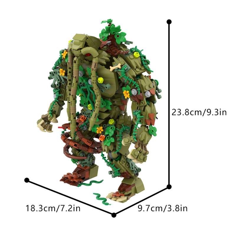 GOBRICKS MOC A1821 Man-Thing - YWOBB