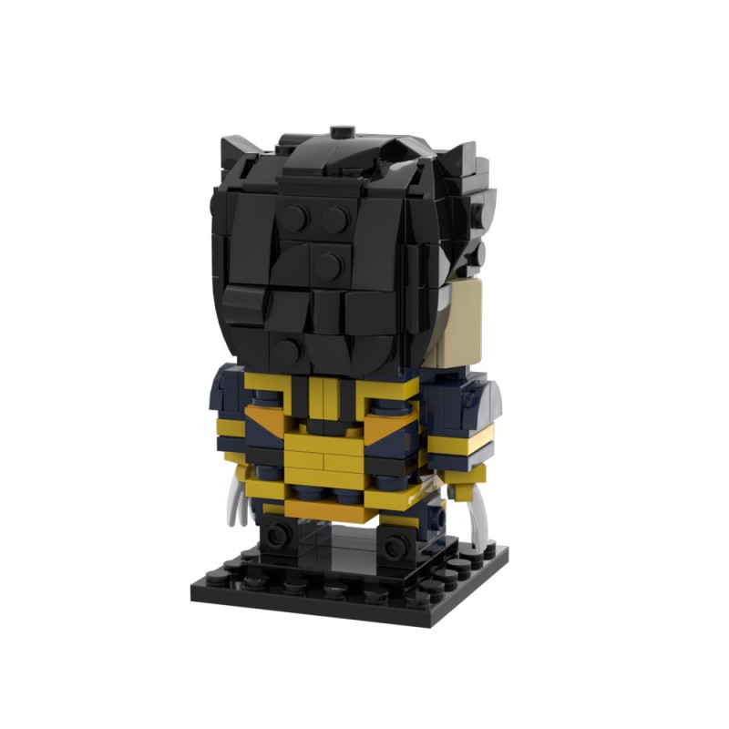 GOBRICKS MOC 198652 Wolverine Brickheadz - YWOBB