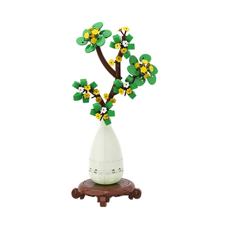 GOBRICKS MOC A1796 Flower pot - YWOBB