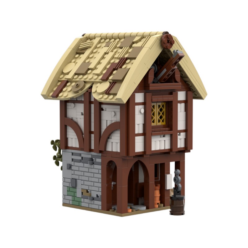GOBRICKS MOC 197656 Medieval Warehouse - YWOBB