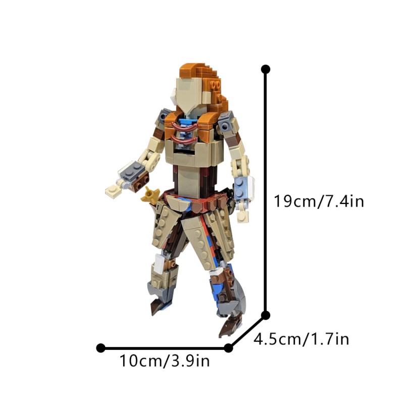 GOBRICKS MOC 201430 Aloy Horizon Zero Dawn/Horizon Forbidden West - YWOBB