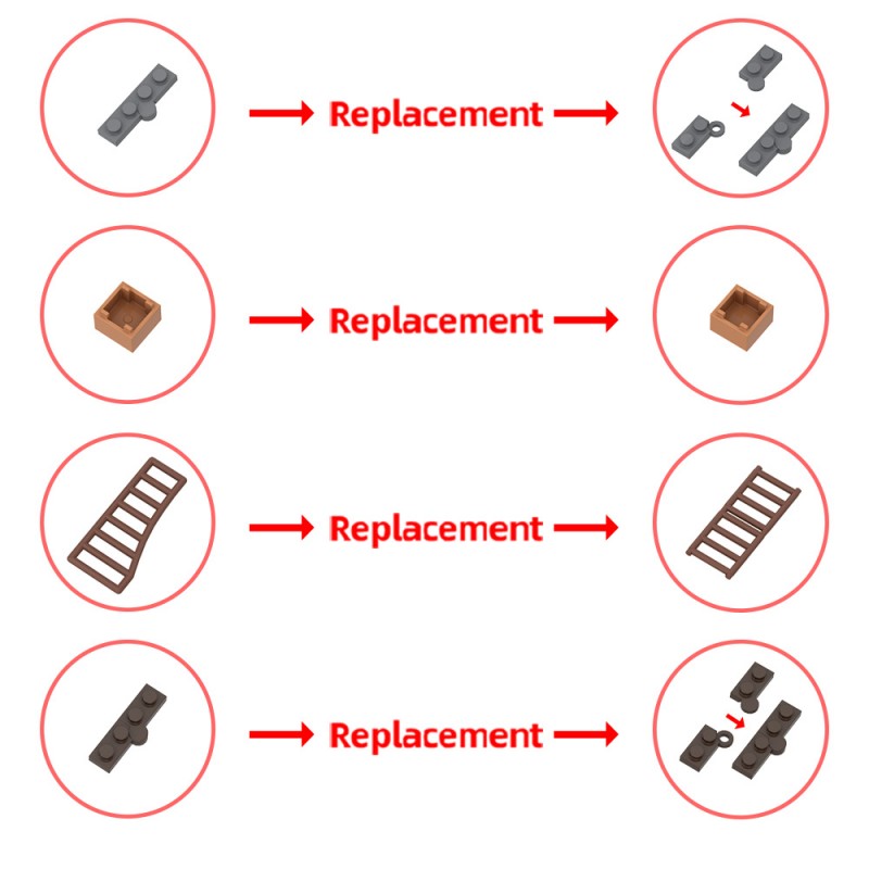 GOBRICKS MOC 197656 Medieval Warehouse - YWOBB