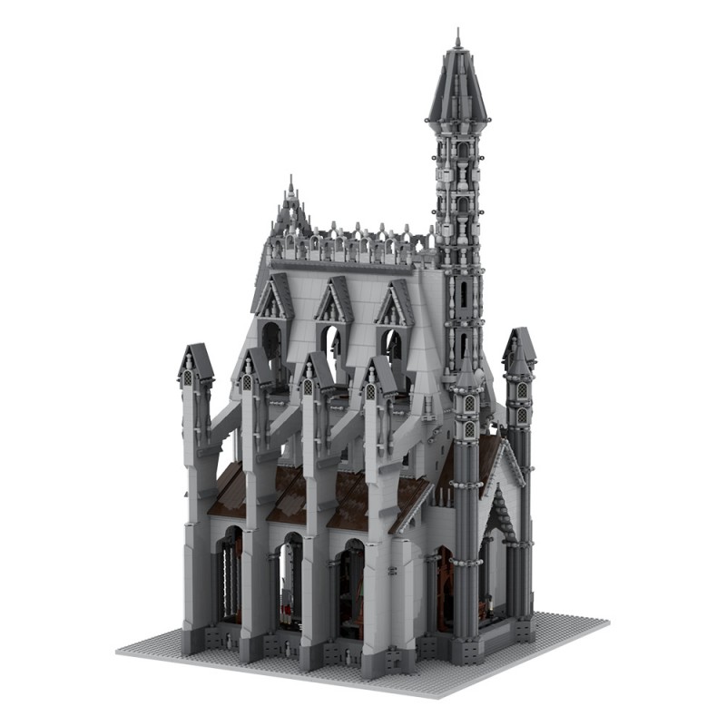 GOBRICKS MOC A1788 Cathedral of the Great Visage - YWOBB