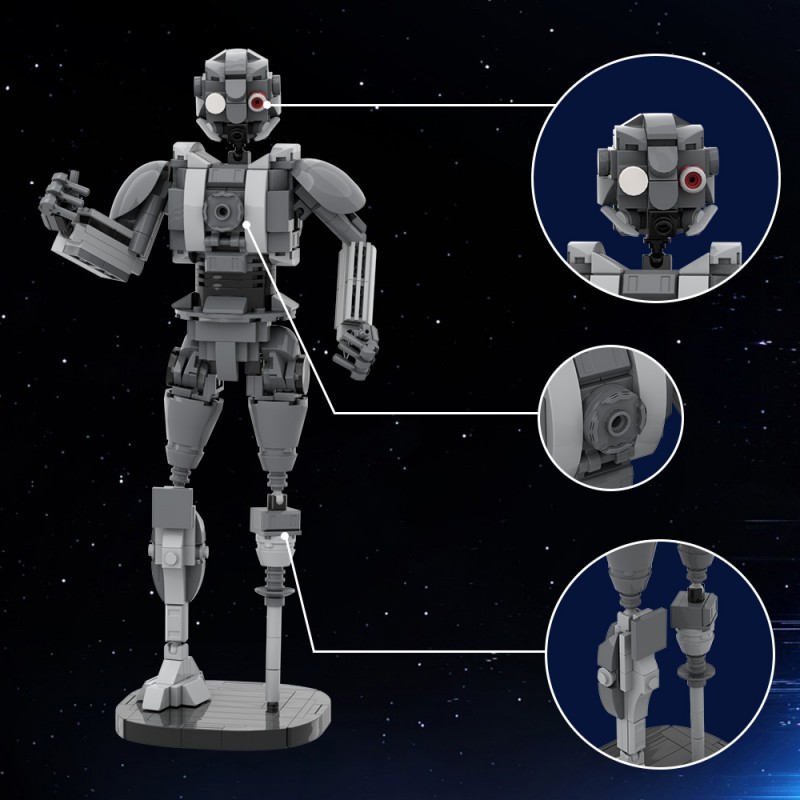 GOBRICKS MOC A1814 Skeleton Crew sm-33 - YWOBB