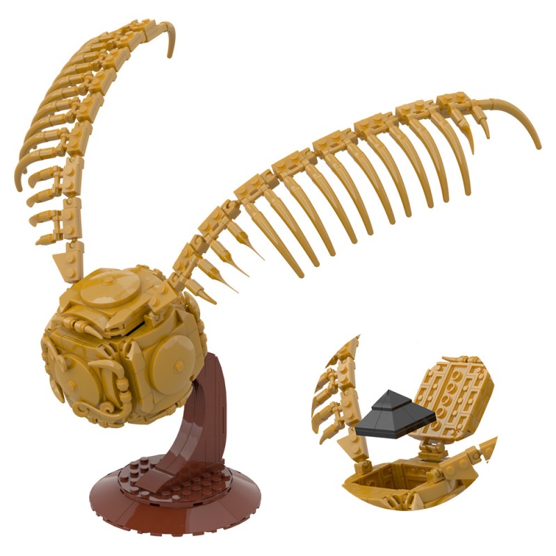 GOBRICKS MOC A0690 Harry Potter - F-A0621 Golden Snitch (Gold) - YWOBB