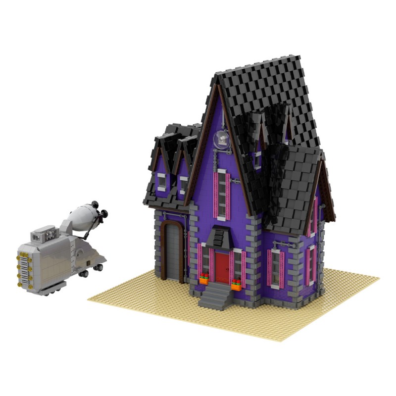 GOBRICKS MOC A1787 Despicable Me Gru's House - YWOBB