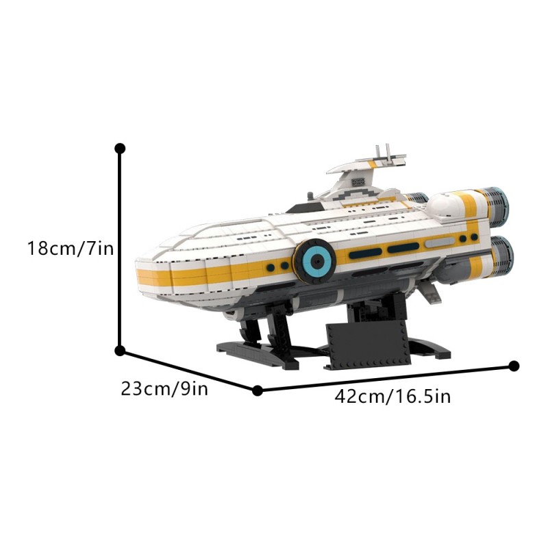 GOBRICKS MOC 193498 Subnautica The Aurora - YWOBB
