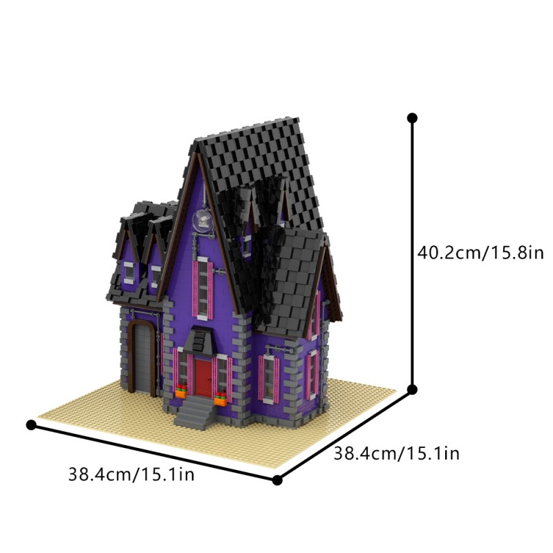 GOBRICKS MOC A1787 Despicable Me Gru's House - YWOBB