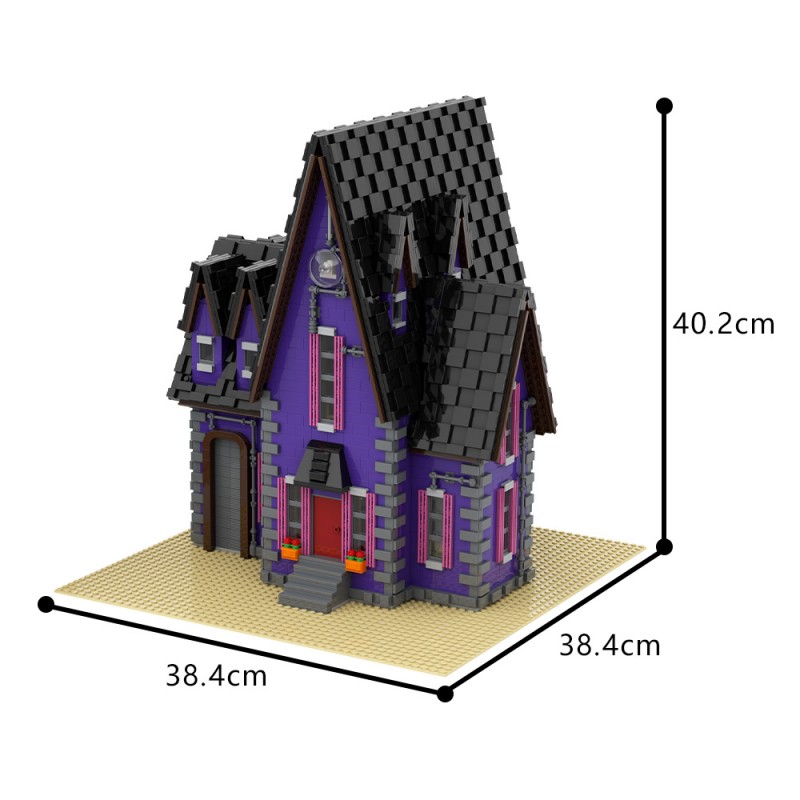 GOBRICKS MOC A1787 Despicable Me Gru's House - YWOBB