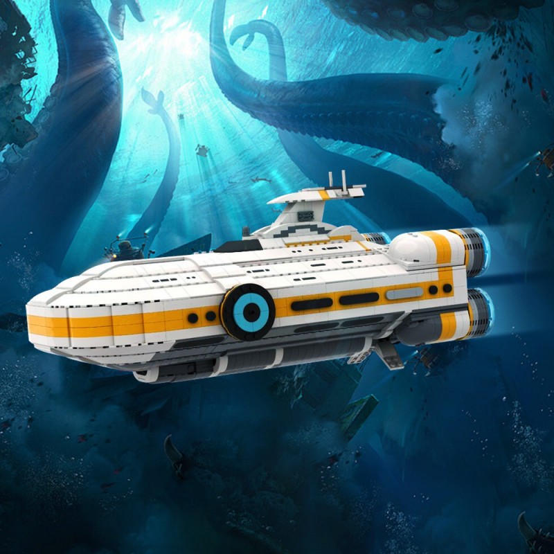 GOBRICKS MOC 193498 Subnautica The Aurora - YWOBB