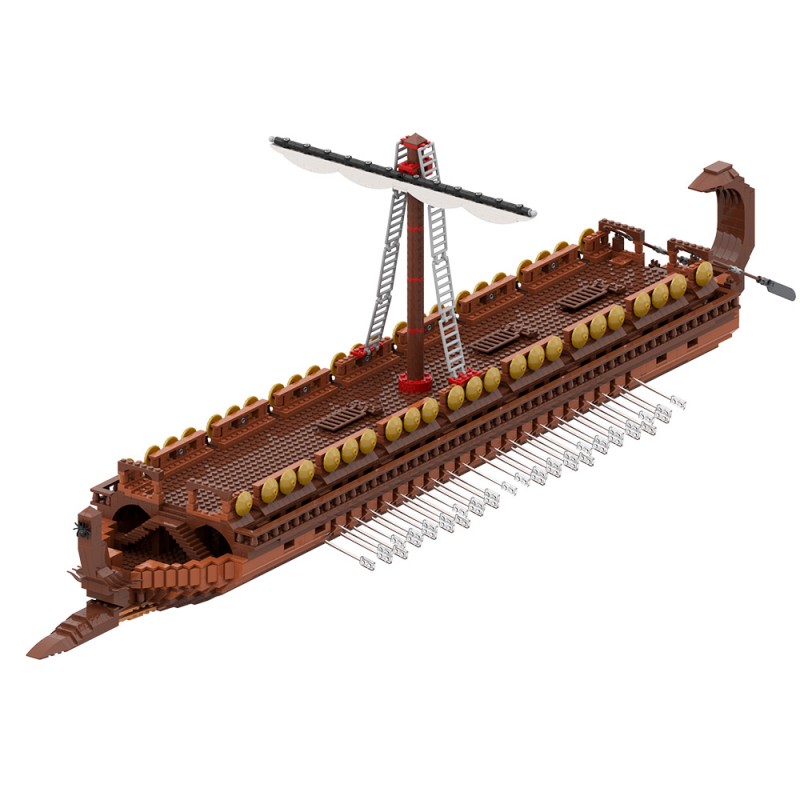 GOBRICKS MOC 195879 Greek Bireme - YWOBB