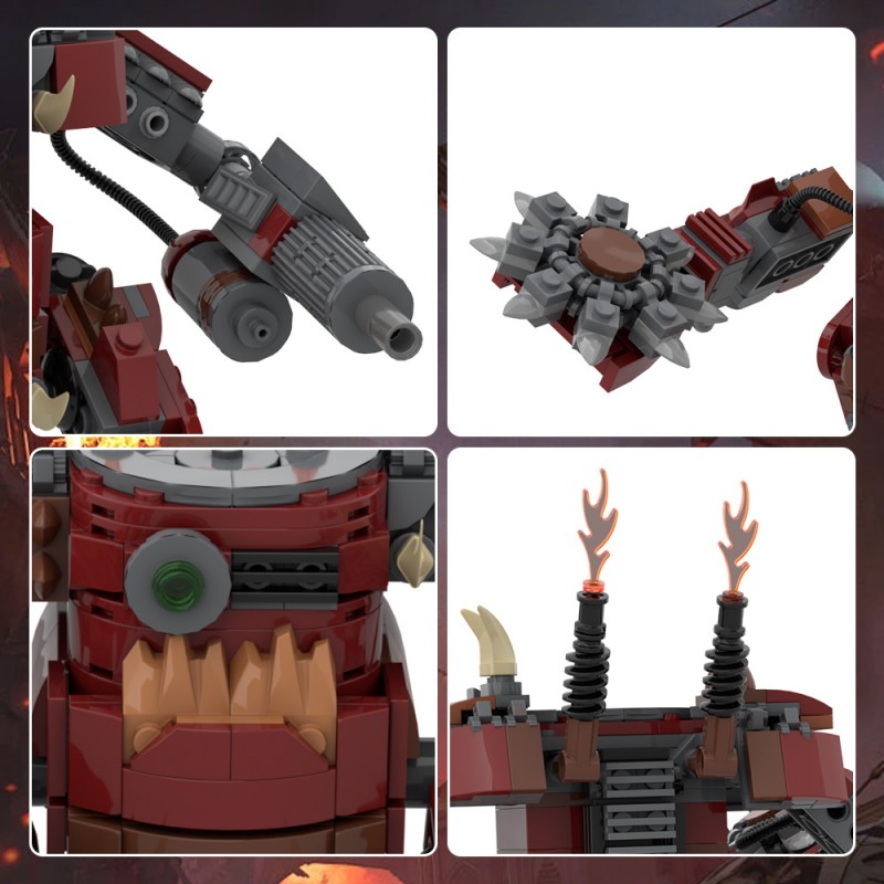 GOBRICKS MOC 141936 Warhammer 40K Ork Killa Kan - YWOBB