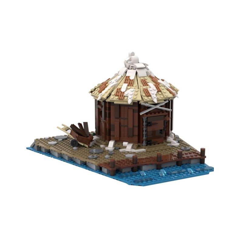 GOBRICKS MOC 191948 Storage Hut - Viking Village Expansion - YWOBB