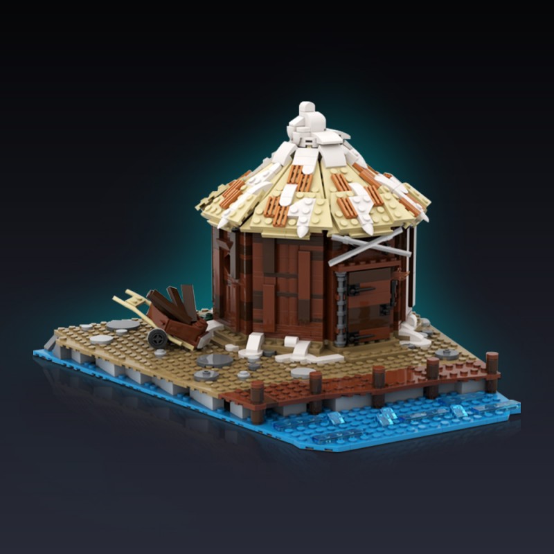 GOBRICKS MOC 191948 Storage Hut - Viking Village Expansion - YWOBB