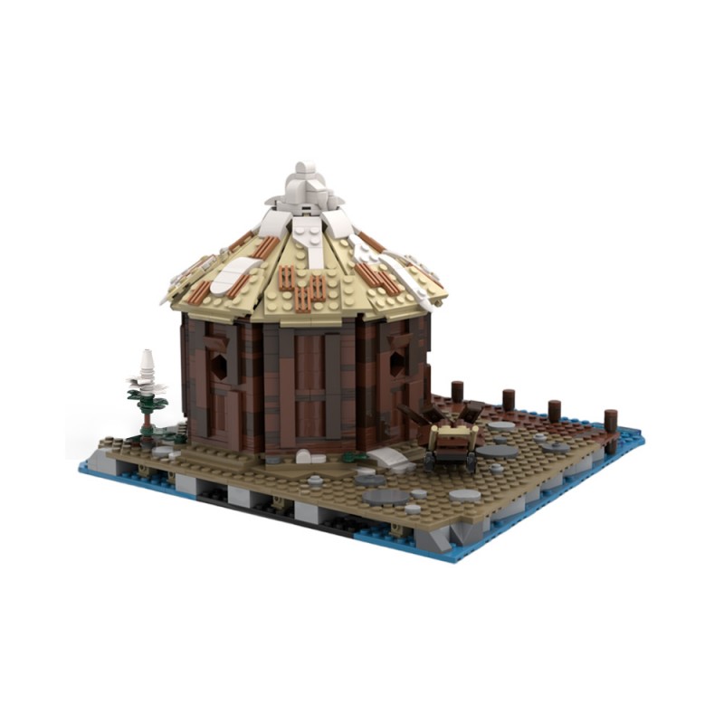 GOBRICKS MOC 191948 Storage Hut - Viking Village Expansion - YWOBB