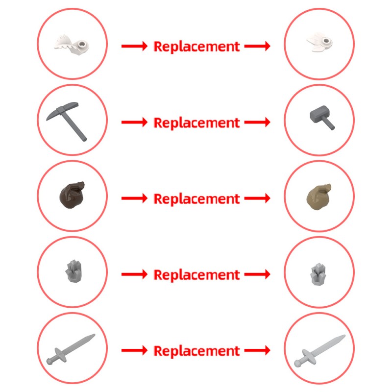GOBRICKS MOC 191948 Storage Hut - Viking Village Expansion - YWOBB