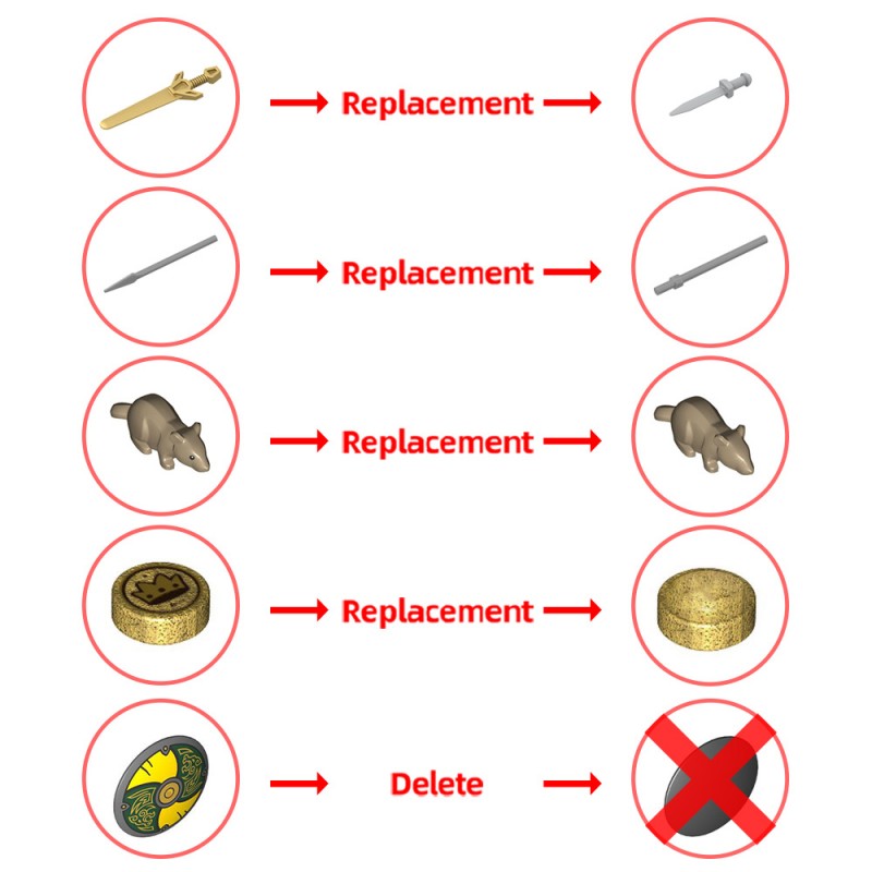 GOBRICKS MOC 191948 Storage Hut - Viking Village Expansion - YWOBB