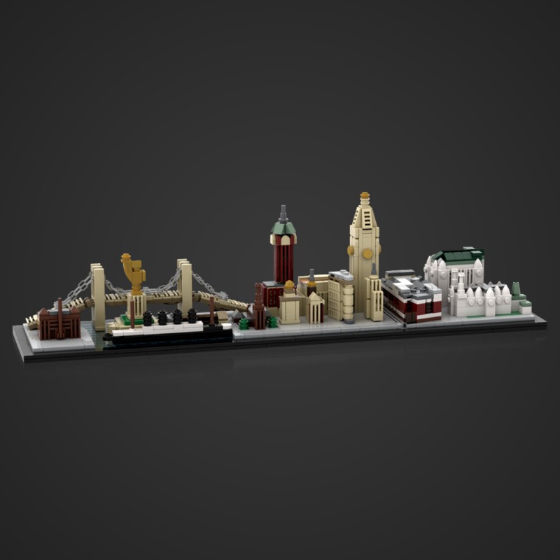 GOBRICKS MOC 199709 New York City Skyline 1900's - YWOBB